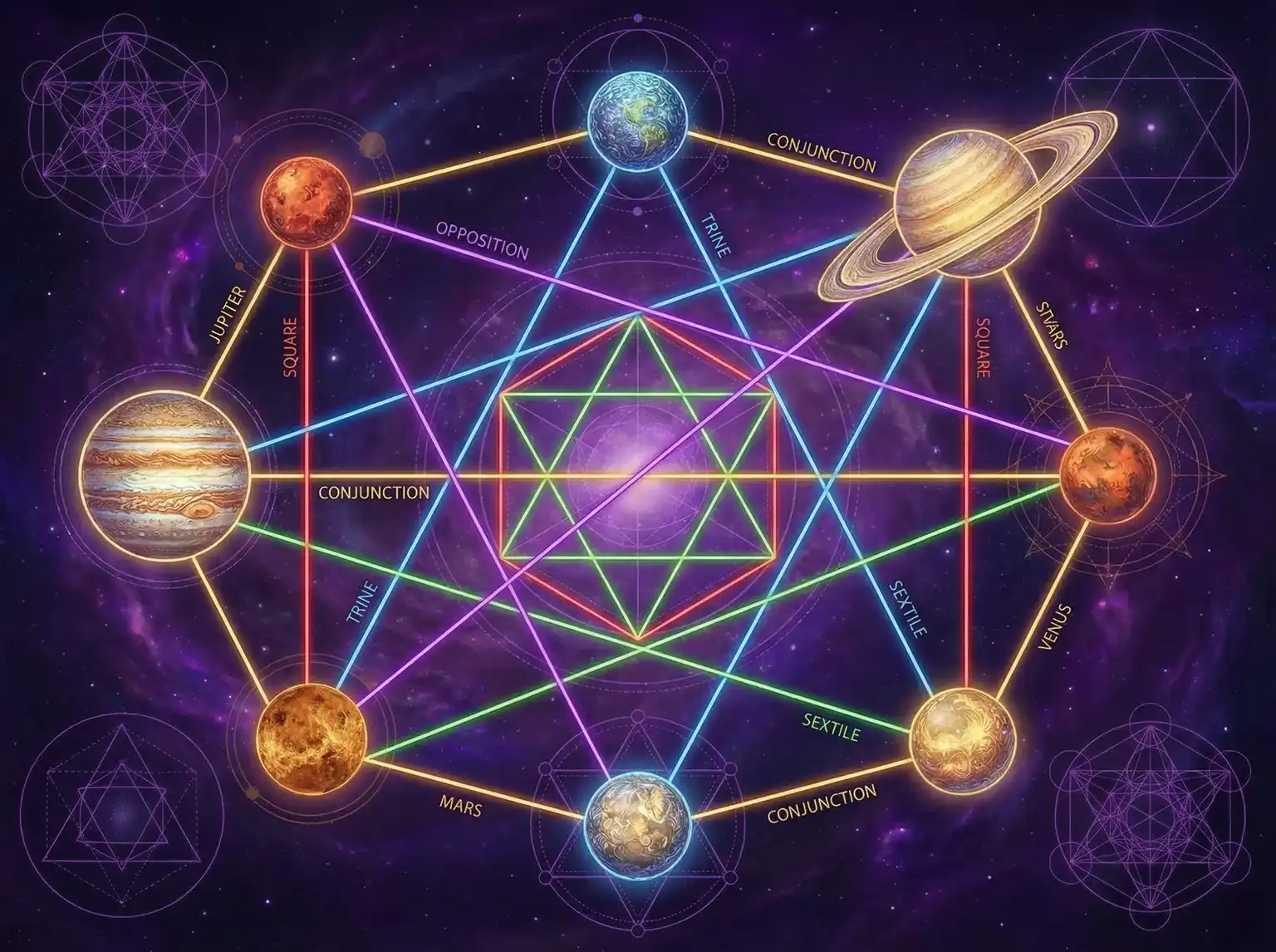 行星相位解读 - 网站你懂我意思吧在线的免费 | 占星学进阶